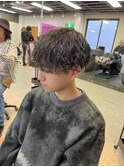 波巻きパーマ