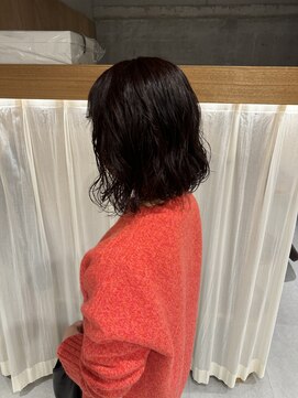 ムク 甲府(muku.) パーマ×pink brown