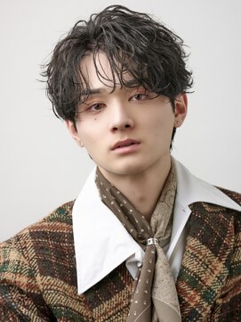 オーシャントーキョー 原宿(OCEAN TOKYO) 波巻きパーマメンズツイストスパイラルパーマセンターパート