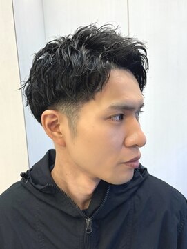 ヘアーアンドグルーミング ヨシザワインク(HAIR&GROOMING YOSHIZAWA Inc.) メンズショートツーブロックツイストスパイラルパーマバーバー