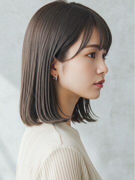 エル 新小岩(elu) 美髪/ワイドバング/レイヤーカット/くすみベージュ/新小岩駅