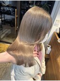 【ブリーチしてつくるグレージュ】
