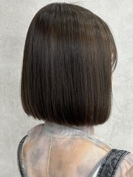 ルノン フィージュ(LUNON fieju) イメチェンヘアスタイルホワイトブロンド外ハネボブ美髪のススメ