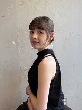 ベル 銀座5丁目店(Belle) 暑い夏オススメ!結んだときにかわいい顔まわりカット