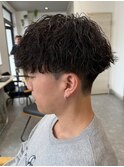 栃木メンズ波巻きスパイラルパーマシャドウパーマツイストパーマ