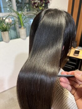 メイルヘア 神戸元町(MAIL HAIR)の写真/【元町1分】ワンランク上の髪質改善で理想のツヤ髪に!ダメージにお悩みの方はまず《MAIL HAIR》に相談を◎