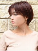 ショート/ボブ/顔周りカット/暖色系カラー/越谷