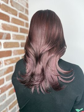 エニー 栄(Any) ラベンダーカラー×韓国レイヤーカット