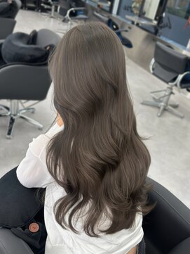 アルドーレフィエロ シンサイバシ(Ardore fiero shinsaibashi) グレージュ☆ブリーチなしダブルカラー【小山田繭】20代30代40代