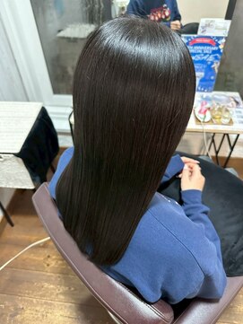 愛されロング/サラサラ質感/エアリーストレート/うる艶髪/モテ髪