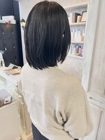 キャアリー(Caary)&nbsp;福山美容室caaryオリーブグレージュ髪質改善レイヤーミディ50代