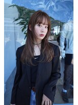 トリッカ シブヤ(TRICCA SHIBUYA)&nbsp;韓国風ロング/レイヤー/シースルーバング/アッシュブラウン