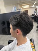 刈り上げセンターパート
