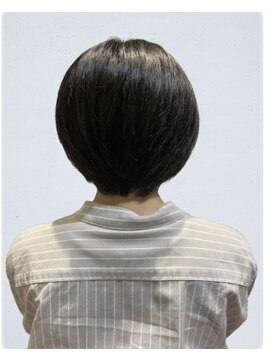 ブロッサム 東久留米店(Blossom) 絶壁解消◎ひし形大人ショートボブ×前髪