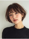 イメチェン/ピンクベージュ/アンブレラカラー/前髪/大口子安白楽