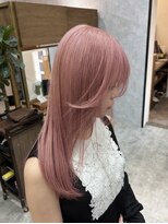 シールドヘアー 沖縄 新都心(C'LD Hair) ピンクカラー/那覇美容室/新都心美容室