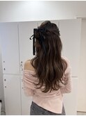ブリーチなしカラー/ヘアアレンジ/ヘアセット/福岡/10代20代30代