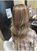 ハイライト×ミルクティーベージュ