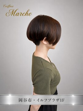 美容室 マルシェ 【岡谷市イルフプラザ1F/美容室マルシェ】_刈上げ前下がり