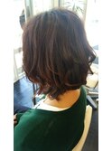 伸ばしかけナチュラルボブ