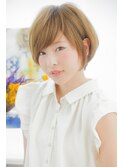 耳かけ小顔斜めバング大人に魅せるショート【Belead恵比寿】関田