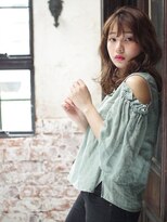 ウクラ バイ レシッド 池袋(uchla by rcid)&nbsp;大きめウェーブのミディアムスタイル