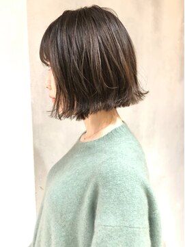 アルバム 銀座(ALBUM GINZA) カーキベージュ_セミウェットウェーブ_ba274331