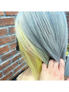 ランズヘアー(LAND’S HAIR) インナーカラー　レモンイエロー