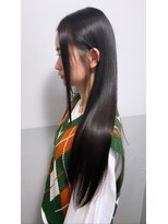 ミエル ヘア 新宿(miel hair)&nbsp;〈mielhair新宿〉髪質改善ULTOWA　艶　ストレート　ロング