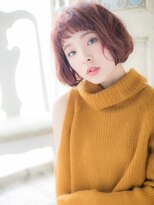 クオーレ ヘア アンジュ 水戸店(CUORE HAIR ange)&nbsp;水戸/イルミナカラー/ボブルフ/ベビーバング/ショコラベージュb