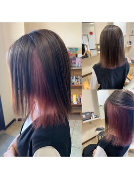 ヘアーサロン アクシア axia インナーカラー