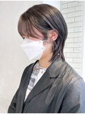 韓国風ハッシュカット_外ハネボブセクションカラー_ba386942
