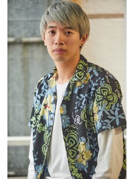 クレスト 草津店(CREST) マッシュツーブロックメンズパーママッシュウルフメンズカット