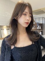 アリュウル 表参道 青山(Allure) ナチュラルくびれヘア×ラベンダーベージュ　韓国　水越