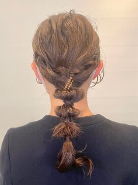 六本木美容室 西麻布店 ヘアセット◎玉ねぎヘアアレンジ