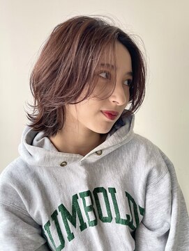 シスタ(SISTA) ボブウルフ/レイヤー/マッシュウルフ/ベージュ