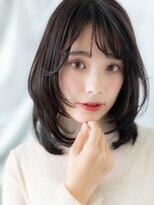 ドクターズサロン LAB 小山店&nbsp;黒髪ツヤ感の顔周りレイヤーロングc小山20代30代40代