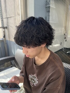 スキル(SKILL) ゆる波巻きスパイラル　福岡メンズパーマ