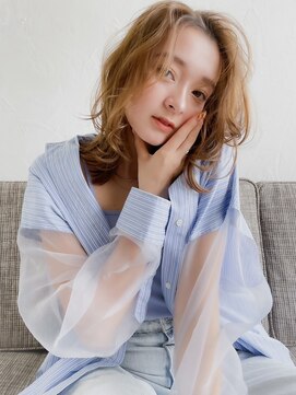 ネオリーブソラ 相模大野店(Neolive sola) メルティーカラー/似合わせカット/相模大野/ウェーブミディアム