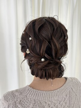 サクララ(Sakura la) ふわふわアップヘア/参列ヘア/お呼ばれヘア/結婚式