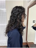 ロングパーマ　ハードパーマ　くるくるパーマ