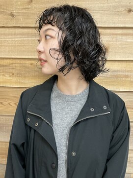 ハマモト ヤマ オオサカ(ハマモト Yama Osaka) フレンチパーマ