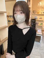 スニュウ(snuw)&nbsp;【snuw_ayano】マロンベージュ/くすみベージュ/ボブ