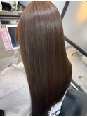 ピンクブラウン×髪質改善トリートメント