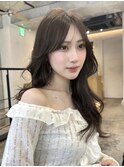 春色まろやかベージュ × レイヤースタイル