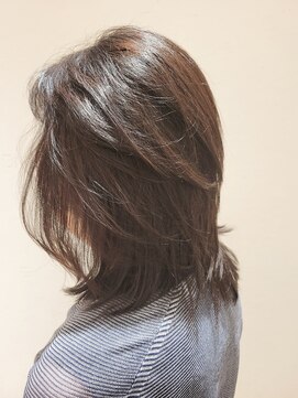 松本平太郎美容室 国立店 ミディアムレイヤー×イノアカラー×サイエンスアクア