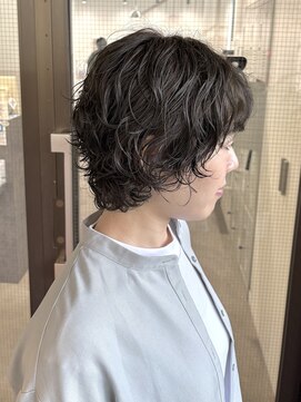 ワープ 青葉台(WARP) ショート/パーマ/ボブ/オリーブカラー/髪質改善