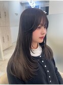 【梅田茶屋町】レイヤーカット×オリーブグレージュ