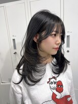 エイム(AiM)&nbsp;レイヤーカット/ハイレイヤー/ブルーブラック/透明感カラー