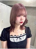 【福岡/天神/大名】ピンクベージュ/ハイトーン/ブリーチ